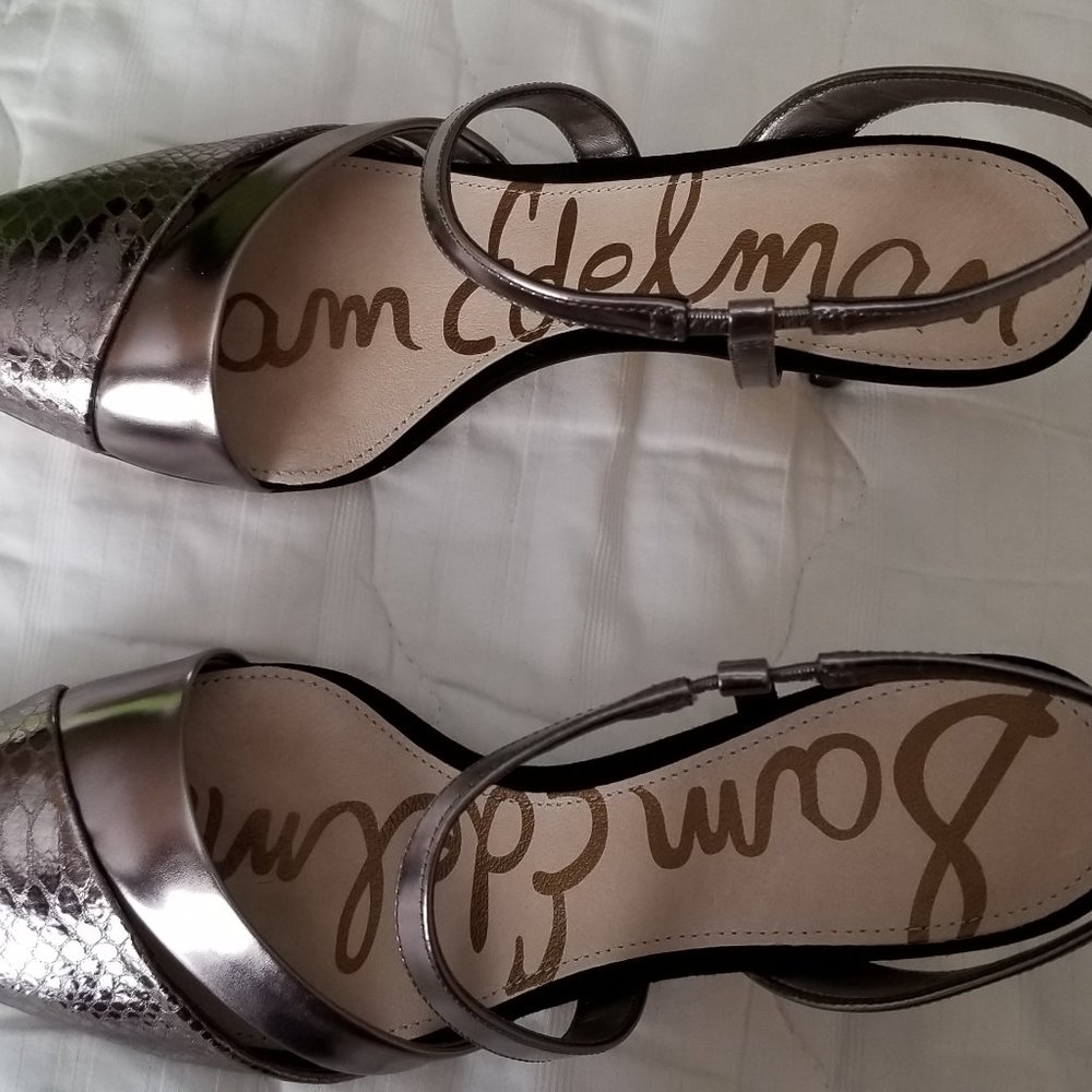 Sam Edelman 'Othello' pointed toe heel in pewter